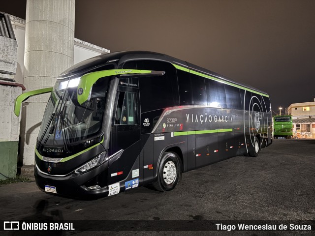 Viação Garcia 82309 na cidade de Belo Horizonte, Minas Gerais, Brasil, por Tiago Wenceslau de Souza. Número da foto: #13249335.
