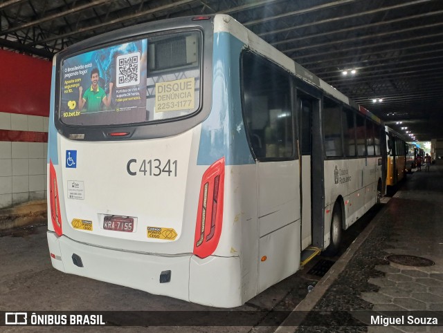 Real Auto Ônibus C41341 na cidade de Rio de Janeiro, Rio de Janeiro, Brasil, por Miguel Souza. Número da foto: #13247965.