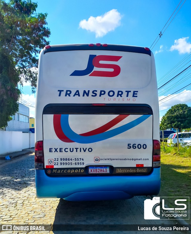 JS Transportes 5600 na cidade de Campos dos Goytacazes, Rio de Janeiro, Brasil, por Lucas de Souza Pereira. Número da foto: #13248242.