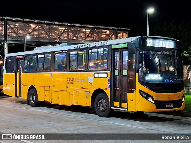 Real Auto Ônibus A41411 na cidade de Rio de Janeiro, Rio de Janeiro, Brasil, por Renan Vieira. Número da foto: #13248804.