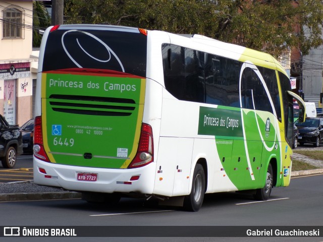 Expresso Princesa dos Campos 6449 na cidade de Ponta Grossa, Paraná, Brasil, por Gabriel Guachineski. Número da foto: #13249621.