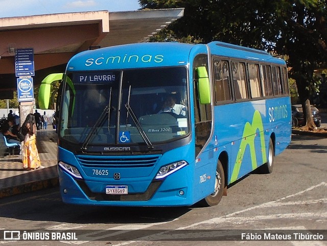 SC Minas Transportes 78625 na cidade de Três Corações, Minas Gerais, Brasil, por Fábio Mateus Tibúrcio. Número da foto: #13248183.