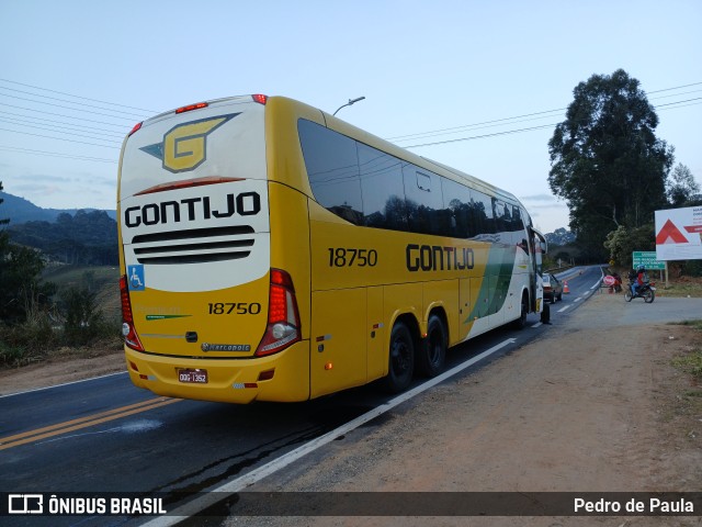 Empresa Gontijo de Transportes 18750 na cidade de Delfim Moreira, Minas Gerais, Brasil, por Pedro de Paula. Número da foto: #13247505.