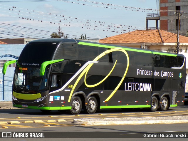Expresso Princesa dos Campos 7401 na cidade de Ponta Grossa, Paraná, Brasil, por Gabriel Guachineski. Número da foto: #13249653.