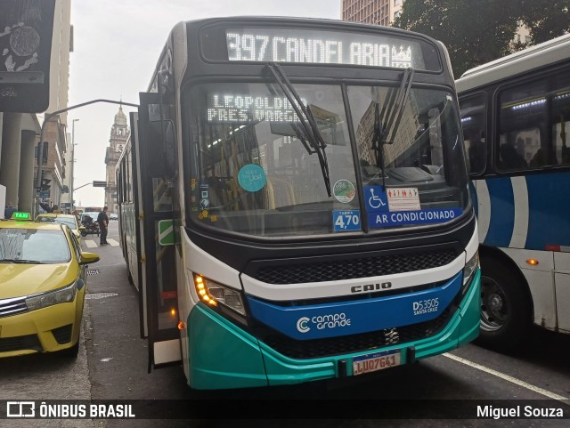 Transportes Campo Grande D53505 na cidade de Rio de Janeiro, Rio de Janeiro, Brasil, por Miguel Souza. Número da foto: #13247978.