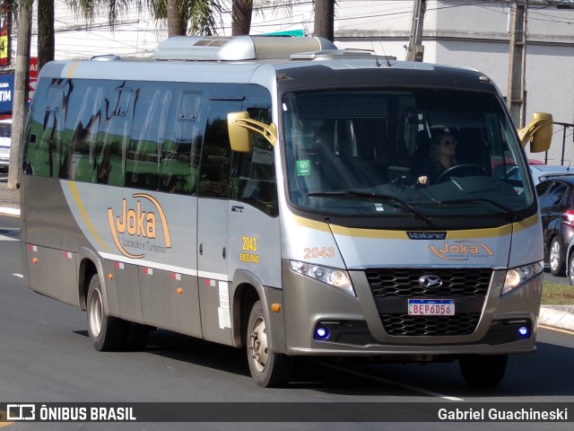 Joka Transporte e Turismo 2043 na cidade de Ponta Grossa, Paraná, Brasil, por Gabriel Guachineski. Número da foto: #13249604.