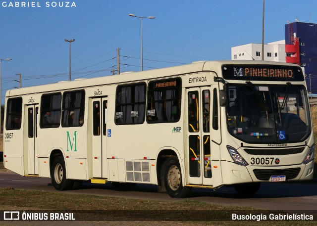 Reunidas Transportes Coletivos 30057 na cidade de Fazenda Rio Grande, Paraná, Brasil, por Busologia Gabrielística. Número da foto: #13249301.