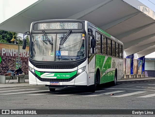 Viação Elite RJ 176.080 na cidade de Pinheiral, Rio de Janeiro, Brasil, por Evelyn Lima. Número da foto: #13247515.