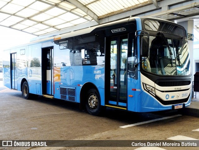 HP Transportes Coletivos 20.652 na cidade de Goiânia, Goiás, Brasil, por Carlos Daniel Moreira Batista. Número da foto: #13249040.