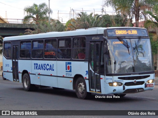 Transcal Sul Transportes Coletivos 24115 na cidade de Canoas, Rio Grande do Sul, Brasil, por Otávio dos Reis . Número da foto: #13248674.