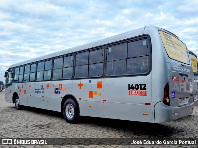 Viação Lira 14012 na cidade de Hortolândia, São Paulo, Brasil, por José Eduardo Garcia Pontual. Número da foto: #13249256.