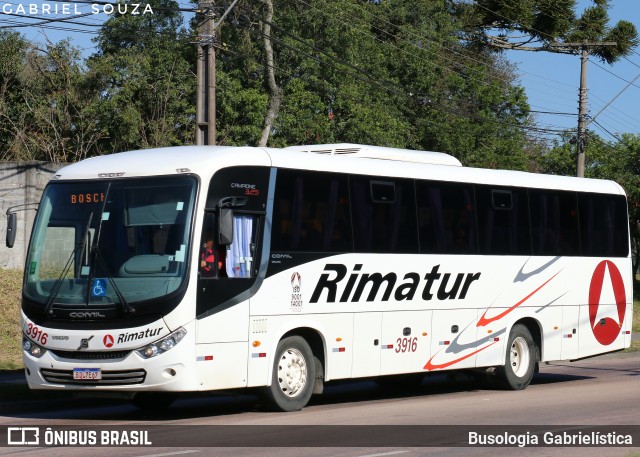 Rimatur Transportes 3916 na cidade de Araucária, Paraná, Brasil, por Busologia Gabrielística. Número da foto: #13249481.