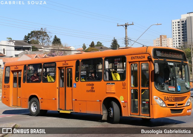 Transporte Coletivo Glória BA024 na cidade de Curitiba, Paraná, Brasil, por Busologia Gabrielística. Número da foto: #13249122.