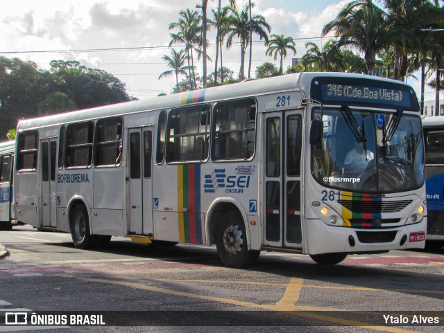 Borborema Imperial Transportes 281 na cidade de Recife, Pernambuco, Brasil, por Ytalo Alves. Número da foto: #13247499.