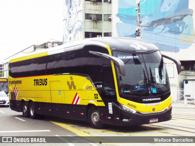 Viação Nova Itapemirim 60000 na cidade de Rio de Janeiro, Rio de Janeiro, Brasil, por Wallace Barcellos. Número da foto: #13247899.