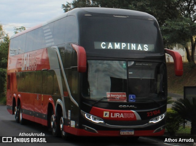 Lirabus 23104 na cidade de Campinas, São Paulo, Brasil, por Athos Arruda. Número da foto: #13249355.