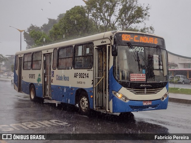Viação Forte AF-90214 na cidade de Ananindeua, Pará, Brasil, por Fabrício Pereira. Número da foto: #13247545.