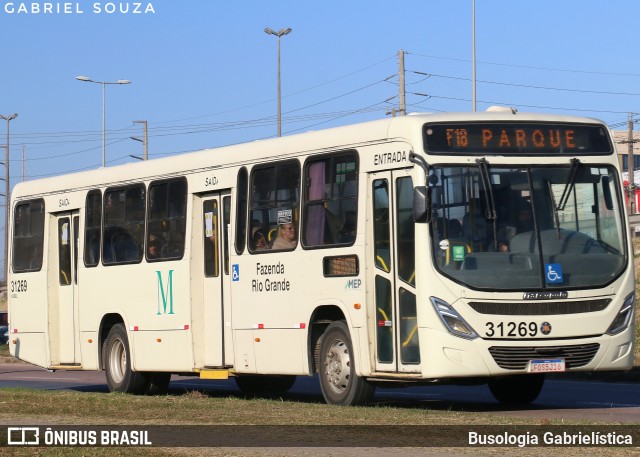 Viação Nobel 31269 na cidade de Fazenda Rio Grande, Paraná, Brasil, por Busologia Gabrielística. Número da foto: #13249329.