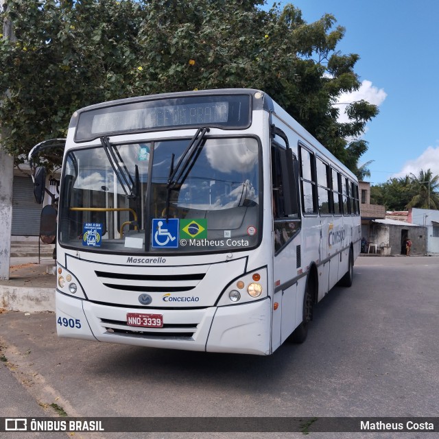 Empresa de Transportes Nossa Senhora da Conceição 4905 na cidade de Natal, Rio Grande do Norte, Brasil, por Matheus Costa. Número da foto: #13248068.