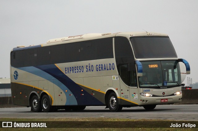 Expresso São Geraldo 24000 na cidade de Canas, São Paulo, Brasil, por João Felipe. Número da foto: #13248764.
