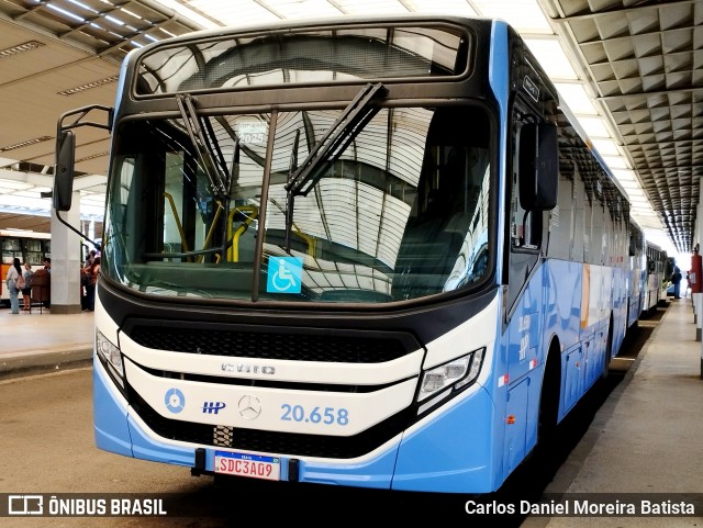 HP Transportes Coletivos 20.658 na cidade de Goiânia, Goiás, Brasil, por Carlos Daniel Moreira Batista. Número da foto: #13249063.
