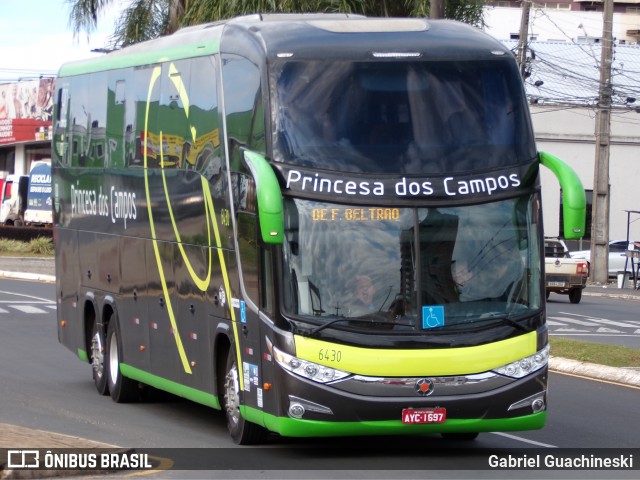 Expresso Princesa dos Campos 6430 na cidade de Ponta Grossa, Paraná, Brasil, por Gabriel Guachineski. Número da foto: #13249619.