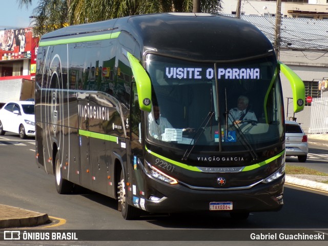 Viação Garcia 92201 na cidade de Ponta Grossa, Paraná, Brasil, por Gabriel Guachineski. Número da foto: #13249674.