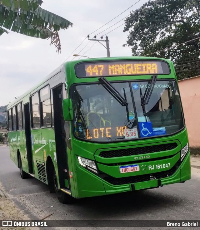 Transportes Santo Antônio RJ 161.047 na cidade de Rio de Janeiro, Rio de Janeiro, Brasil, por Breno Gabriel. Número da foto: #13247724.