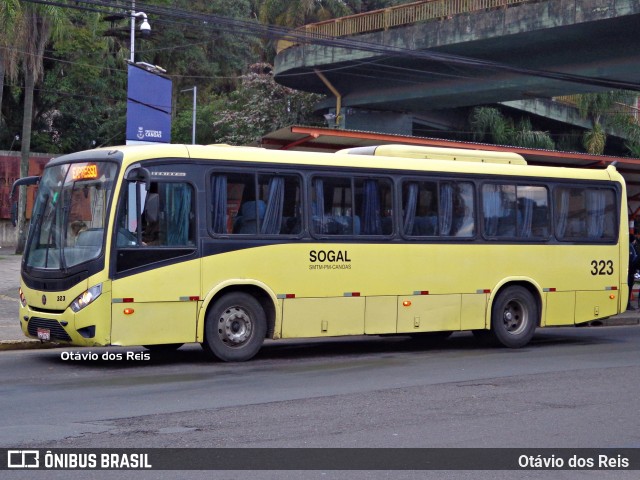 SOGAL - Sociedade de Ônibus Gaúcha Ltda. 323 na cidade de Canoas, Rio Grande do Sul, Brasil, por Otávio dos Reis . Número da foto: #13248683.