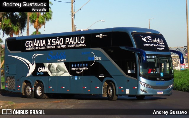 Expresso Satélite Norte 24017 na cidade de Uberlândia, Minas Gerais, Brasil, por Andrey Gustavo. Número da foto: #13249414.