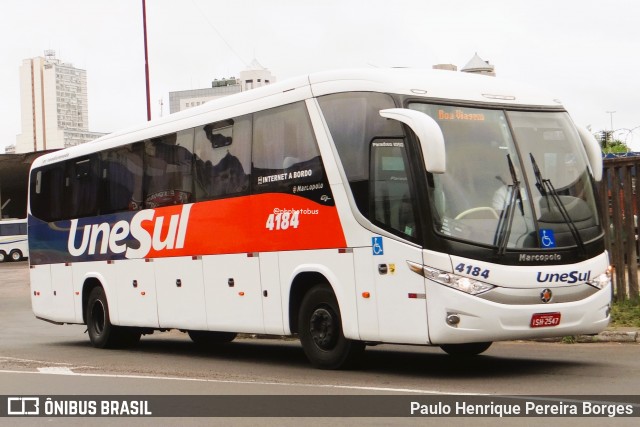 Unesul de Transportes 4184 na cidade de Porto Alegre, Rio Grande do Sul, Brasil, por Paulo Henrique Pereira Borges. Número da foto: #13248955.