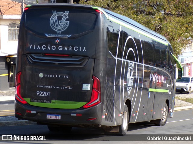Viação Garcia 92201 na cidade de Ponta Grossa, Paraná, Brasil, por Gabriel Guachineski. Número da foto: #13249675.