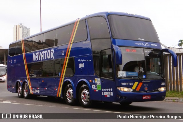 Vavatur Transporte e Turismo 2000 na cidade de Porto Alegre, Rio Grande do Sul, Brasil, por Paulo Henrique Pereira Borges. Número da foto: #13249010.