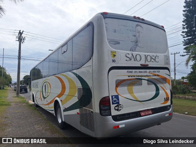Expresso São José 550 na cidade de Capão da Canoa, Rio Grande do Sul, Brasil, por Diogo Silva Leindecker. Número da foto: #13247477.