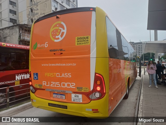 Empresa de Transportes Braso Lisboa RJ 215.002 na cidade de Niterói, Rio de Janeiro, Brasil, por Miguel Souza. Número da foto: #13247948.