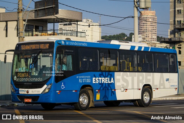 Viação Estrela RJ 177.053 na cidade de Niterói, Rio de Janeiro, Brasil, por André Almeida. Número da foto: #13249348.