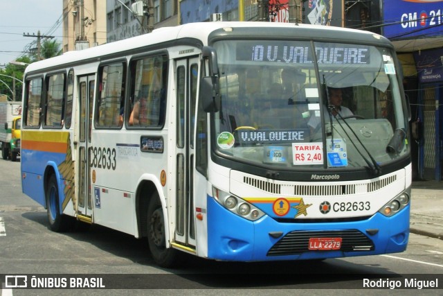 Transportes Estrela C82633 na cidade de Rio de Janeiro, Rio de Janeiro, Brasil, por Rodrigo Miguel. Número da foto: #13251333.