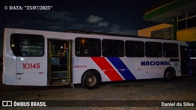 Expresso Nacional de Luxo 10145 na cidade de João Pessoa, Paraíba, Brasil, por Daniel da Silva. Número da foto: #13251082.