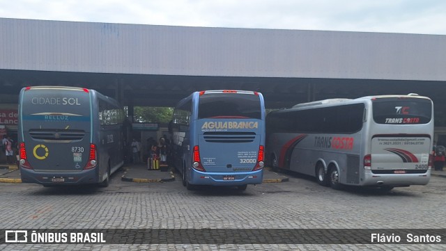 Viação Águia Branca 32000 na cidade de Cruz das Almas, Bahia, Brasil, por Flávio  Santos. Número da foto: #13250258.
