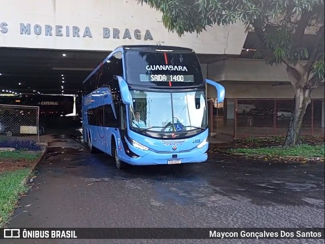 Expresso Guanabara 2408 na cidade de Anápolis, Goiás, Brasil, por Maycon Gonçalves Dos Santos. Número da foto: #13251130.