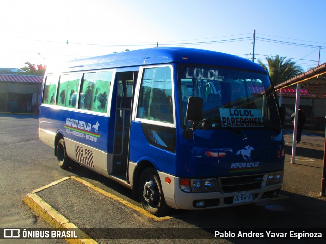 Transportes El Rápido Benja 01 na cidade de Santa Cruz, Colchagua, Libertador General Bernardo O'Higgins, Chile, por Pablo Andres Yavar Espinoza. Número da foto: #13252868.