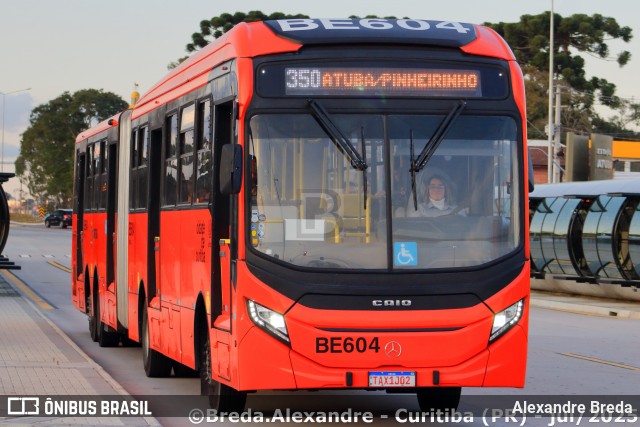 Transporte Coletivo Glória BE604 na cidade de Curitiba, Paraná, Brasil, por Alexandre Breda. Número da foto: #13249923.