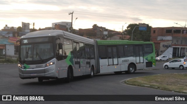 Auto Ônibus São João 33007 na cidade de Feira de Santana, Bahia, Brasil, por Emanuel Silva. Número da foto: #13250528.