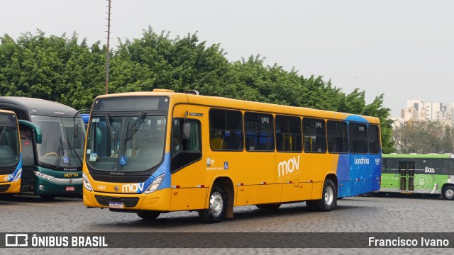 Londrisul Transportes Coletivos 5107 na cidade de Londrina, Paraná, Brasil, por Francisco Ivano. Número da foto: #13252558.