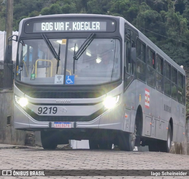 BluMob - Concessionária de Transporte Urbano de Blumenau 9219 na cidade de Blumenau, Santa Catarina, Brasil, por Iago Scheineider. Número da foto: #13250626.