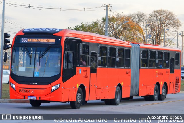 Transporte Coletivo Glória BE604 na cidade de Curitiba, Paraná, Brasil, por Alexandre Breda. Número da foto: #13249925.