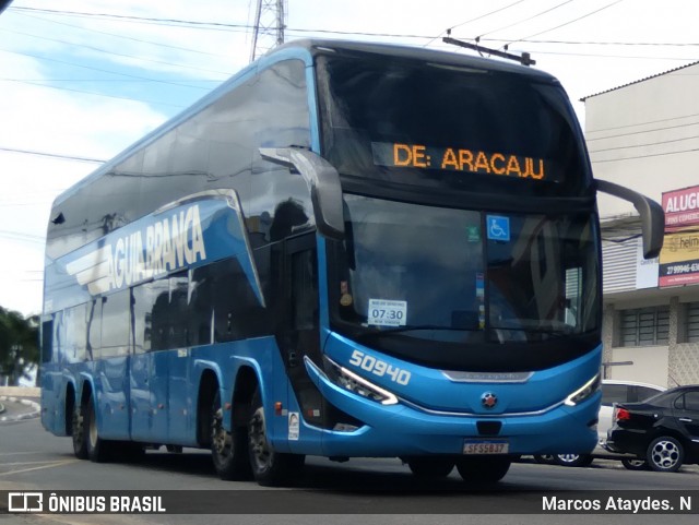 Viação Águia Branca 50940 na cidade de Linhares, Espírito Santo, Brasil, por Marcos Ataydes. N. Número da foto: #13251172.