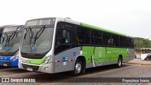 Viação Garcia 91100 na cidade de Londrina, Paraná, Brasil, por Francisco Ivano. Número da foto: #13252414.