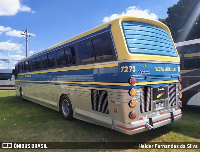 Ônibus Particulares 7273 na cidade de Artur Nogueira, São Paulo, Brasil, por Helder Fernandes da Silva. Número da foto: #13251142.