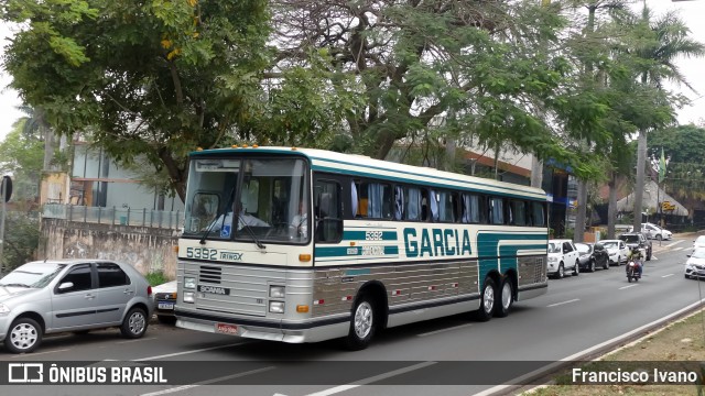Viação Garcia 5392 na cidade de Londrina, Paraná, Brasil, por Francisco Ivano. Número da foto: #13252383.